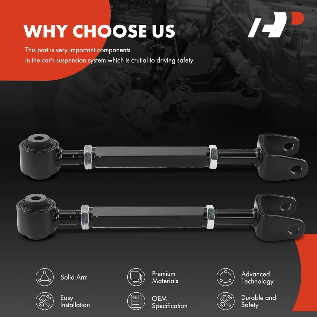 Adjustable Rear Lower Trailing Arm Pair for Infiniti Q50/Q70/M35h - Just Closeouts Canada Inc.