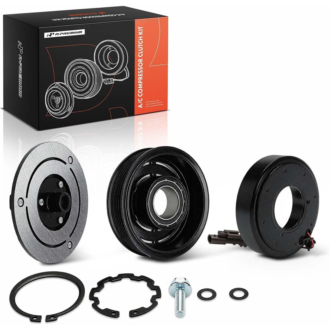 Air Conditioner AC Compressor Clutch Kit Compatible with Chevrolet Equinox 2016-2017, Impala 2014-2020, Impala Limited 2014 & GMC Terrain 2015-2017 & Buick LaCrosse 2013-2016 & Cadillac XTS - Just Closeouts Canada Inc.