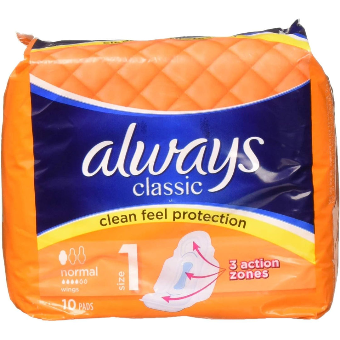 Always Classic Clean Feel Protection Pads, 10ct - Just Closeouts Canada Inc.4015400259275