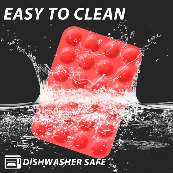 Anaeat Silicone Muffin Pan Set - Mini 24 Cups Cupcake Tray, Non - Stick Silicone Baking Molds for Making Muffin Cakes, Cupcake, Chocolate, Bread,Tart and Desserts, Just Pop Out (2 Pack) - Just Closeouts Canada Inc.