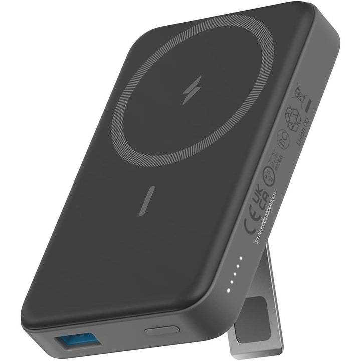 Anker Magnetic Battery, 10,000 mAh Foldable Wireless Portable Charger, 20W USB - C Power Delivery, Black - Just Closeouts Canada Inc.