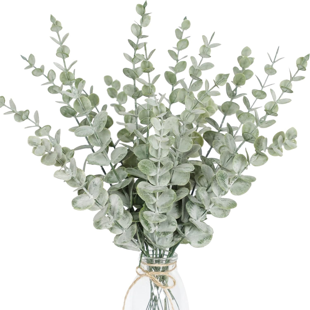 Artificial Eucalyptus Stems – 14.17 Inch, 18 Pack - Just Closeouts Canada Inc.