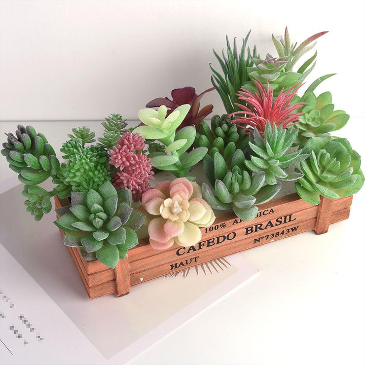 Artificial Unpotted Succulent Picks, 16-Piece Assorted Set - Just Closeouts Canada Inc.