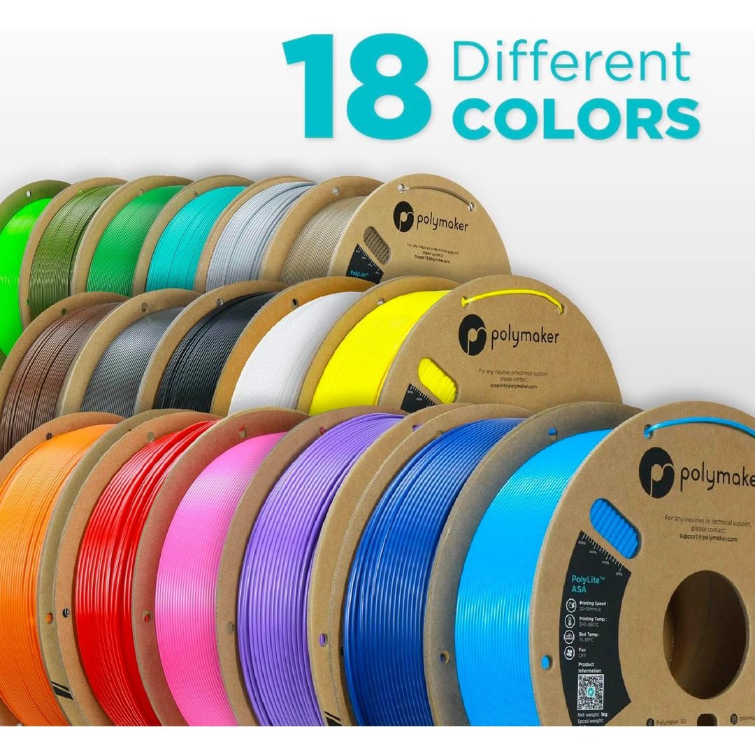 ASA Filament 1.75mm Dark Gray Green, 1kg 3D Printing Filament, Heat & Weather Resistant - ASA 3D Printer Filament Perfect for Printing Outdoor Functional Parts - Just Closeouts Canada Inc.PF01046