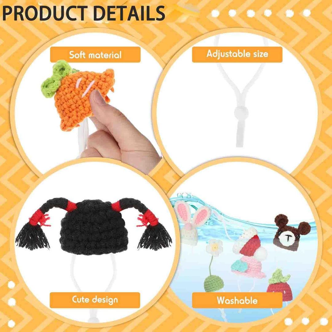Assorted Knitted Mini Party Hats for Small Pets, 12-Pack - Just Closeouts Canada Inc.X004P4YR43