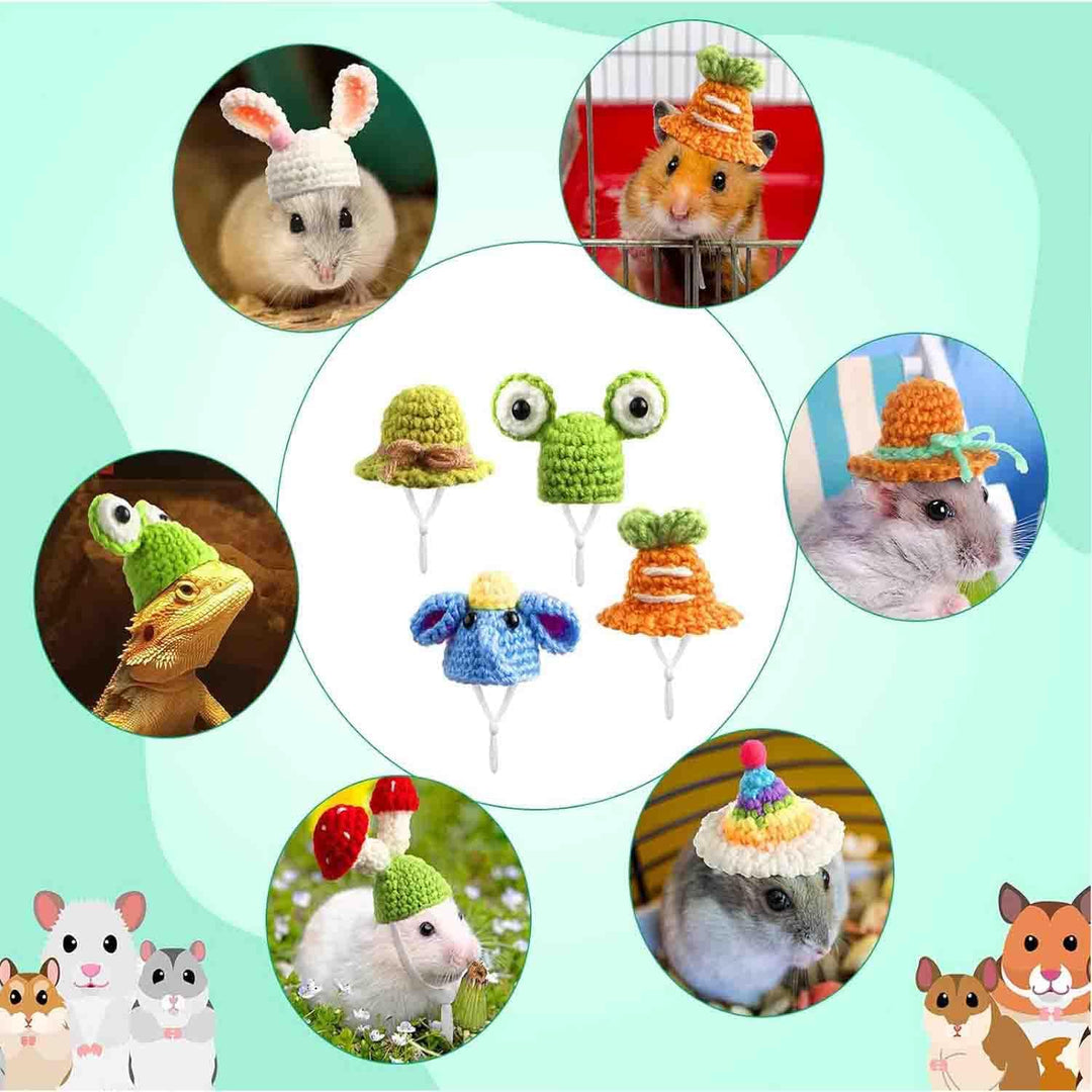 Assorted Knitted Mini Party Hats for Small Pets, 12-Pack - Just Closeouts Canada Inc.X004P4YR43