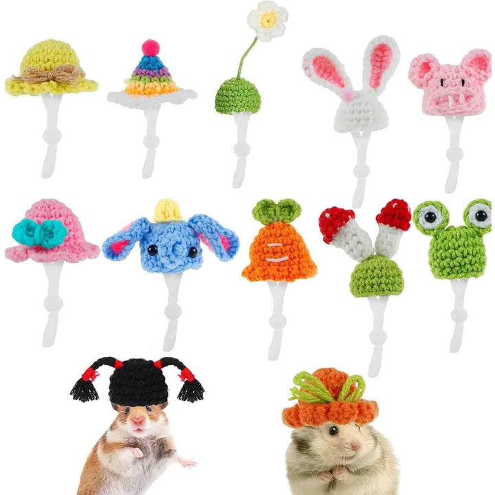 Assorted Knitted Mini Party Hats for Small Pets, 12-Pack - Just Closeouts Canada Inc.X004P4YR43