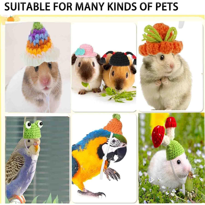 Assorted Knitted Mini Party Hats for Small Pets, 12-Pack - Just Closeouts Canada Inc.X004P4YR43