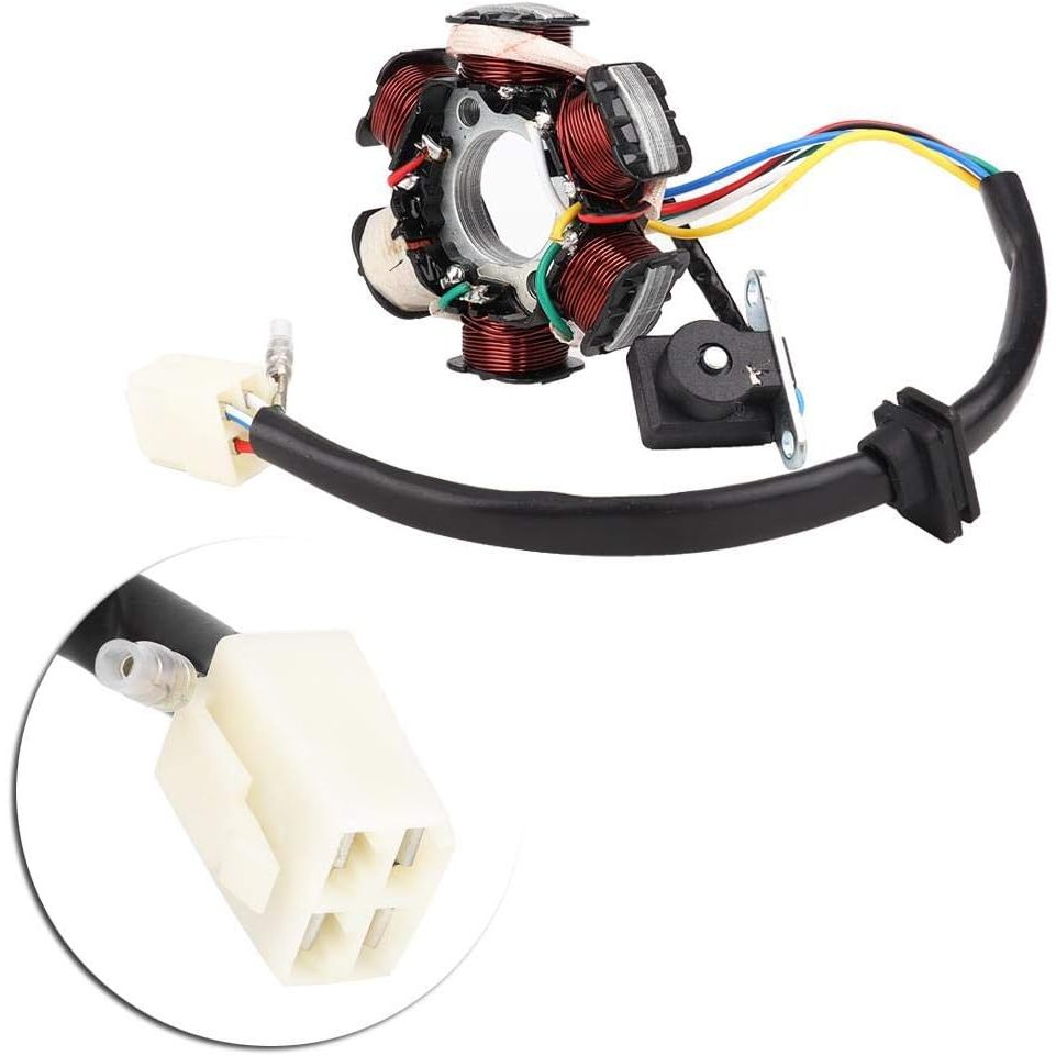 Atv Stator, ATV Tao Tao Stator 6 Coil, Vertical Engine Stator, 6 - coil 5 - wire Magneto Stator Coil Fit for ATV Go Kart - Just Closeouts Canada Inc.