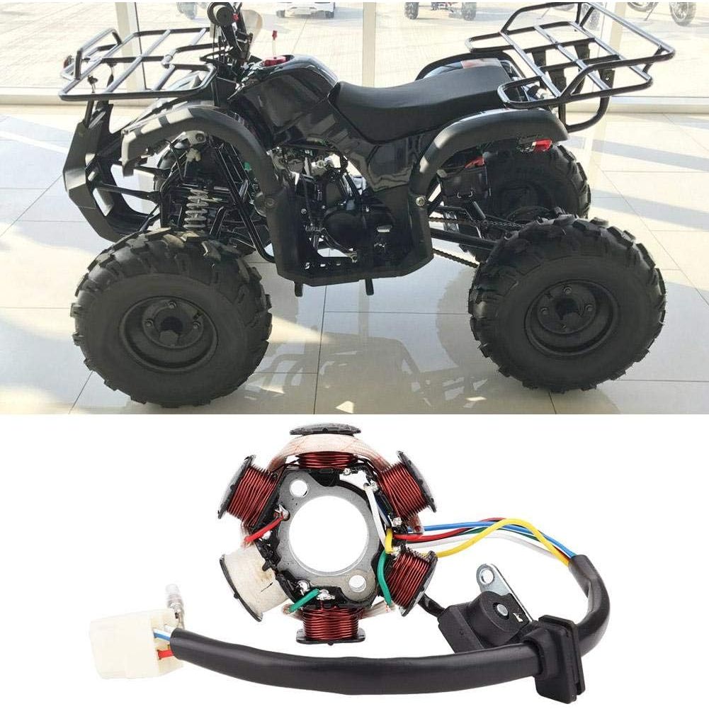 Atv Stator, ATV Tao Tao Stator 6 Coil, Vertical Engine Stator, 6 - coil 5 - wire Magneto Stator Coil Fit for ATV Go Kart - Just Closeouts Canada Inc.