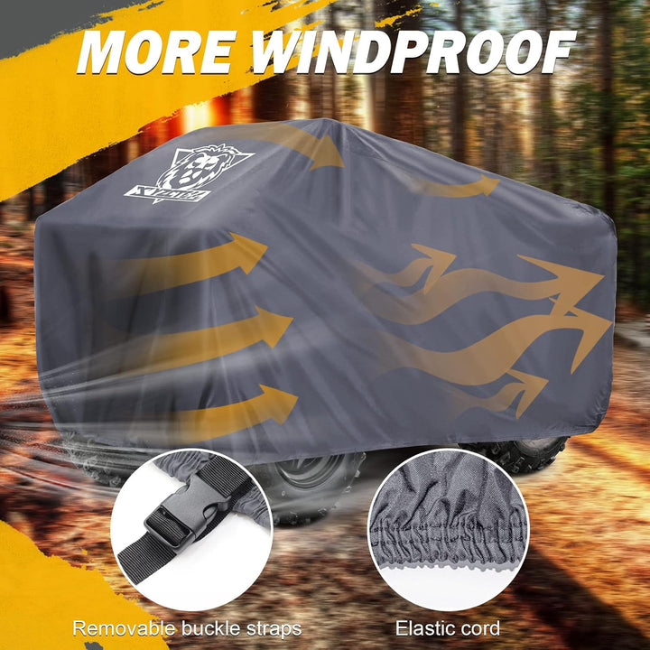 ATV Storage Cover – Grey, 82 × 48 × 46 in - Just Closeouts Canada Inc.