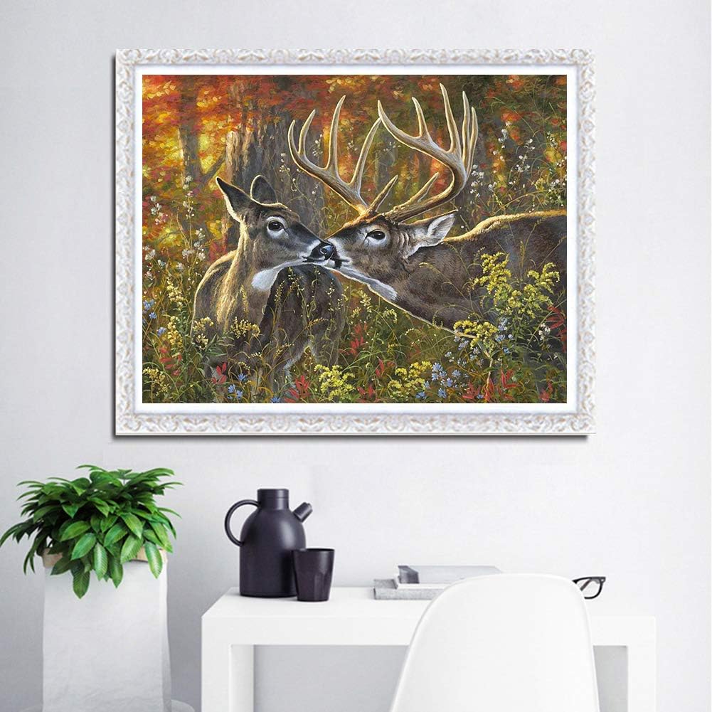 Autumn Forest Deer 5D Diamond Painting Kit, 30 x 40 cm - Just Closeouts Canada Inc.X002R56VI7