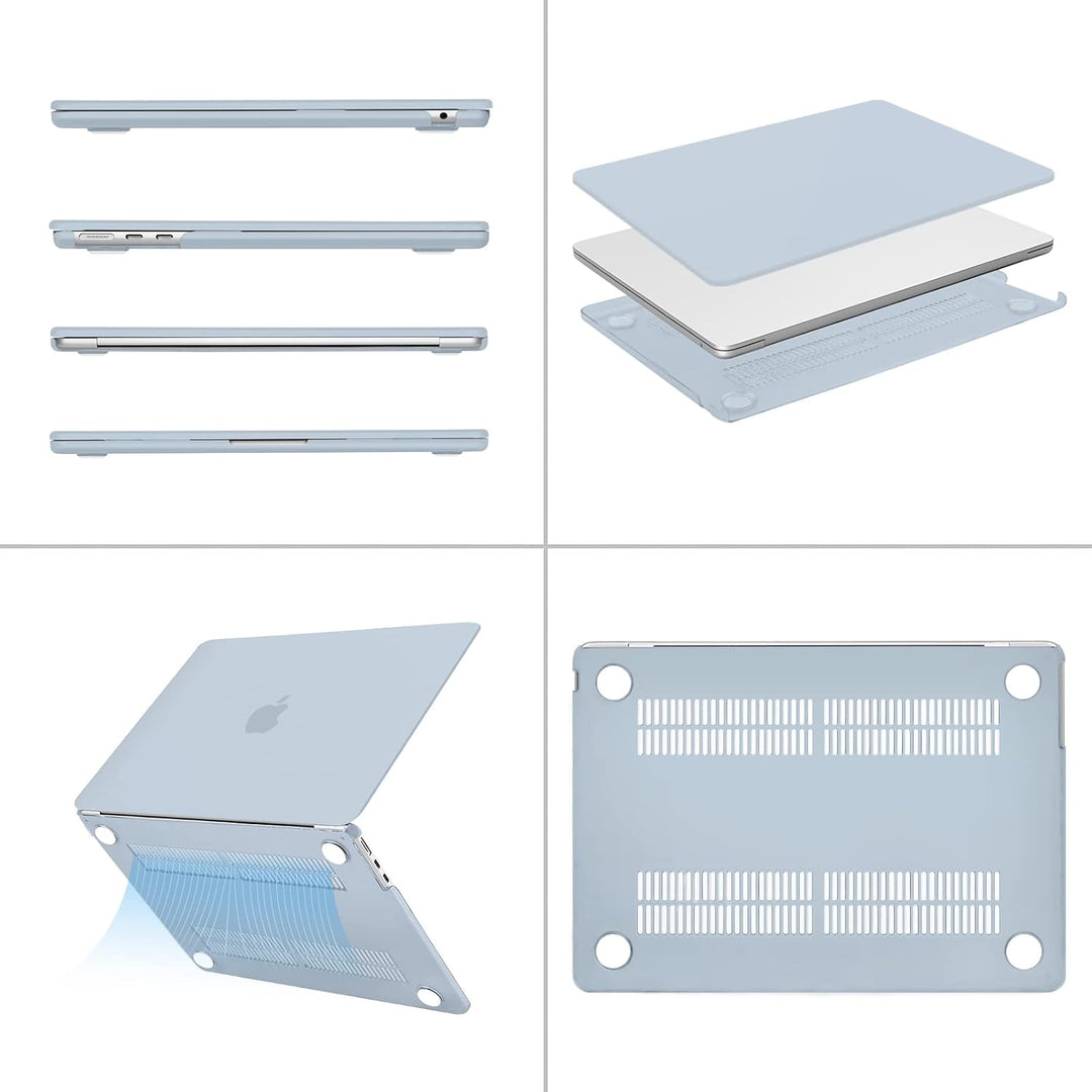 Baby Blue Hard-Shell Case and Keyboard Cover for 13.6-Inch Air A3240/A3113/A2681 - Just Closeouts Canada Inc.