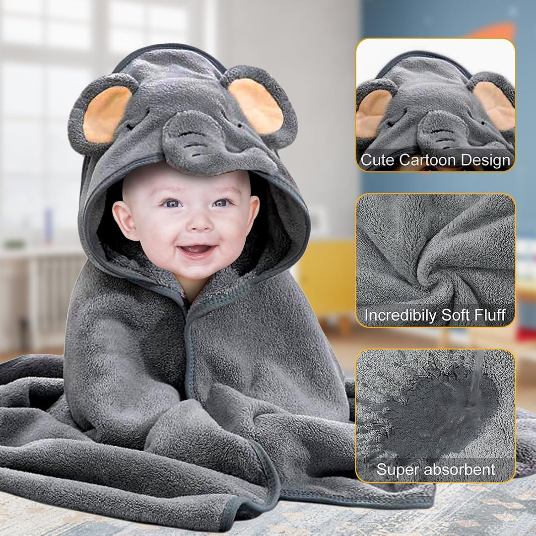 Baby Boy Girl Gift Box Set Newborn Baby Blanket, Newborn Lovey Security Blanket, Baby Wooden Rattle Toy, New Born Clothes Bibs Socks - Just Closeouts Canada Inc.