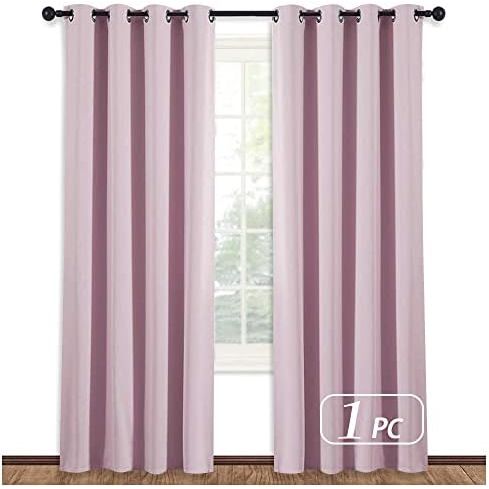 Baby Pink Blackout Grommet Curtain Panel, 52 x 84 in - Just Closeouts Canada Inc.