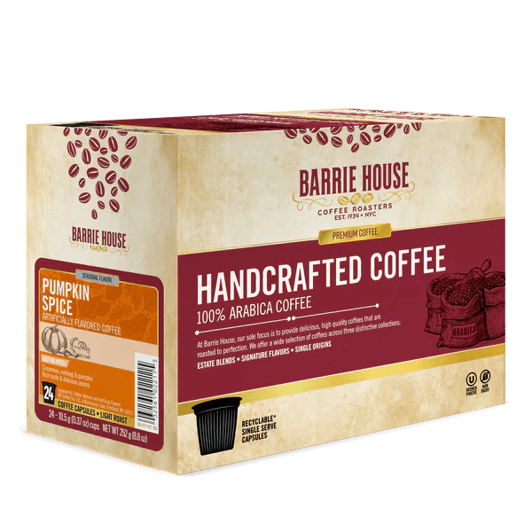 Barrie House Pumpkin Spice Roast Single Serve K - Cup, 24ct - Just Closeouts Canada Inc.