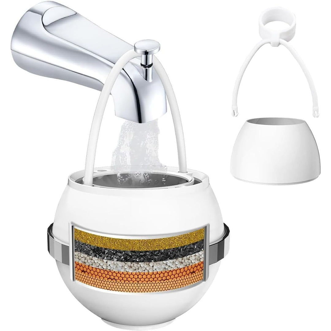 Bath Filter for Tub - Kinder Filter for Bathtub - Bath Water Ball Filter to Remove Chlorine,Fluoride and Improves Skin, Hair and Nails Condition - Just Closeouts Canada Inc.