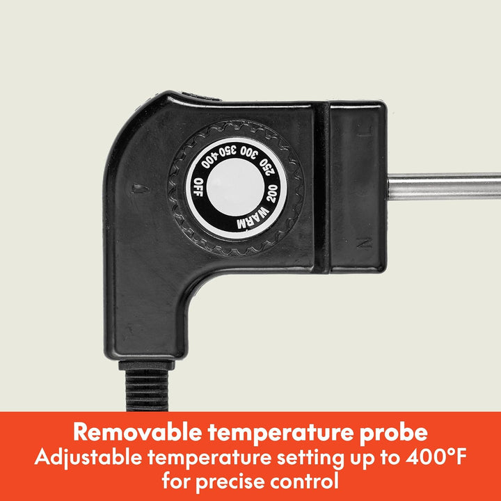 Bella Extra Large Electric Griddle, 10.5" x 20", Black - 1500W - Just Closeouts Canada Inc.