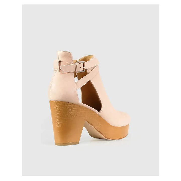 Belle & Bloom Fearless Clog Ankle Boot - Blush, Size 8 US - Just Closeouts Canada Inc.9343608122462