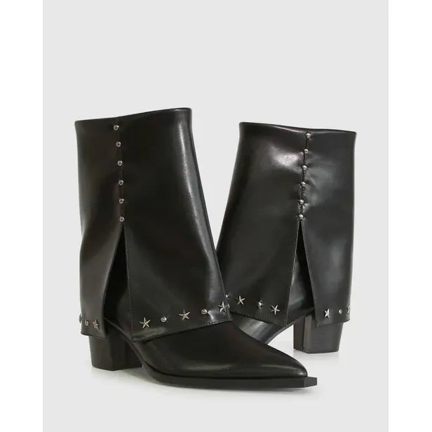 Belle & Bloom Forever Young Western Boot - Black, Size 10 US - Just Closeouts Canada Inc.9343608132843
