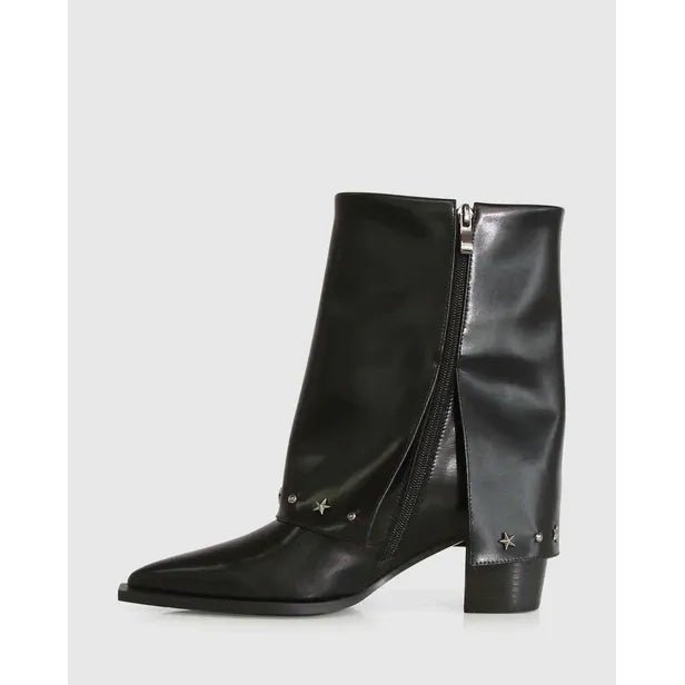 Belle & Bloom Forever Young Western Boot - Black, Size 10 US - Just Closeouts Canada Inc.9343608132843