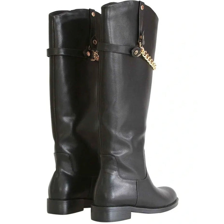 Belle & Bloom High Standard Riding Boot - Black, Size 9 US - Just Closeouts Canada Inc.9343608133727