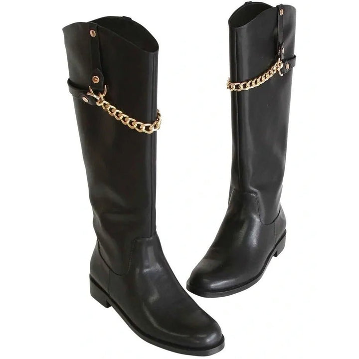 Belle & Bloom High Standard Riding Boot - Black, Size 9 US - Just Closeouts Canada Inc.9343608133727