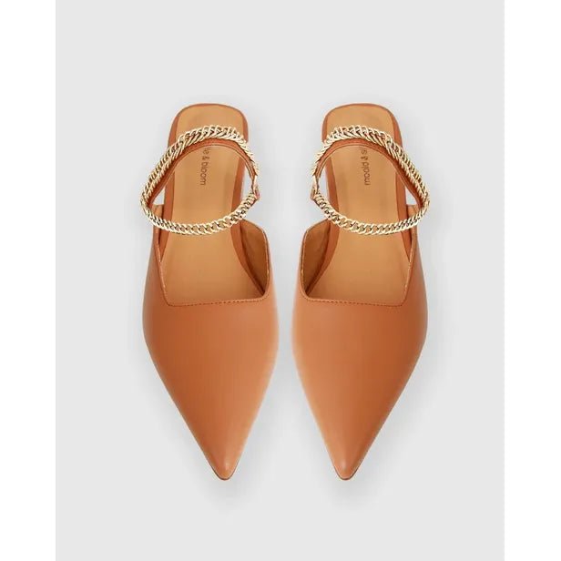 Belle & Bloom On The Go Leather Flat - Camel - Just Closeouts Canada Inc.no upc for size 9