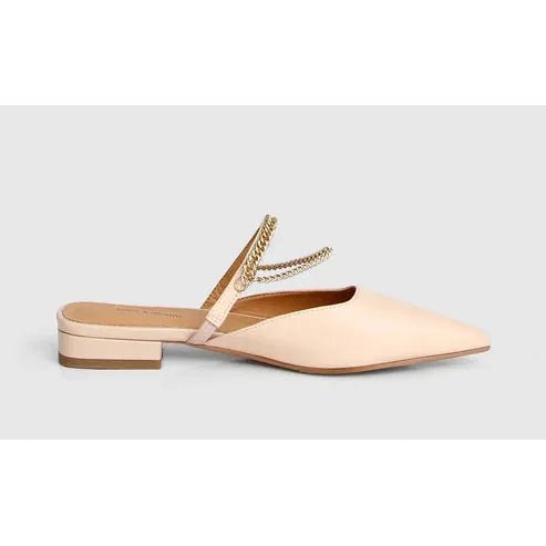 Belle & Bloom On The Go Leather Flat - Nude - Just Closeouts Canada Inc.9343608108305
