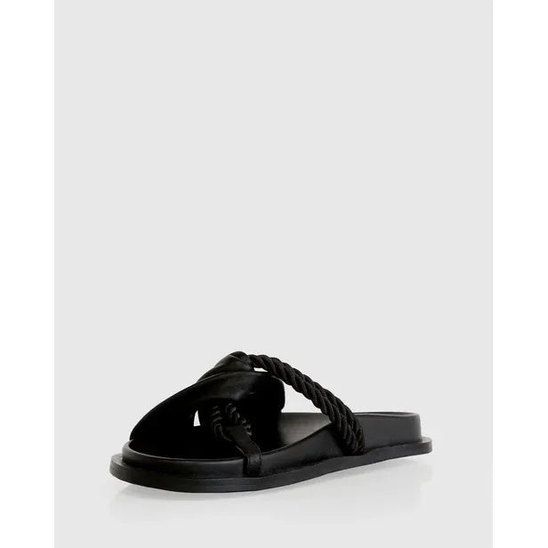 Belle & Bloom Whitehaven Slide - Black, Size 10 US - Just Closeouts Canada Inc.9343608131129