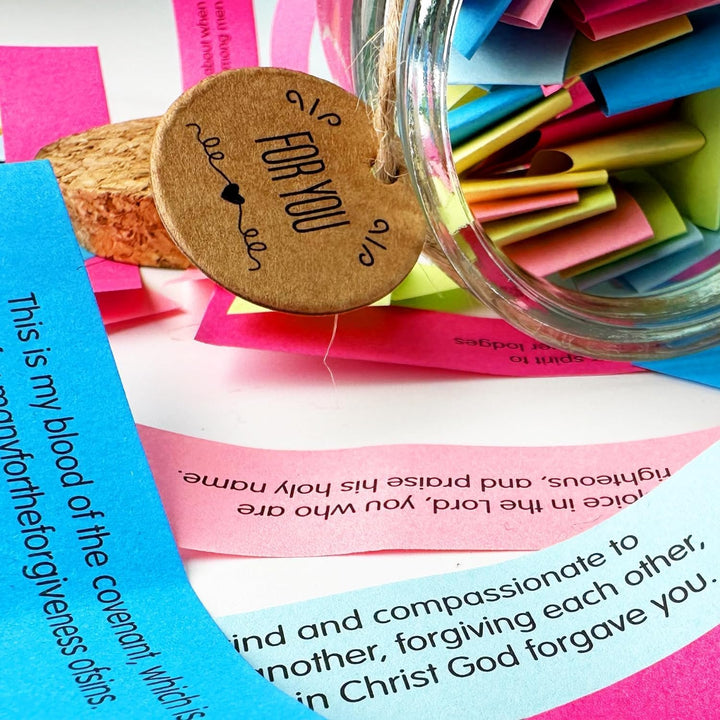 Bible Verse Hope Jar with 90 Colourful Scripture Cards - Just Closeouts Canada Inc.X004LW7KCP