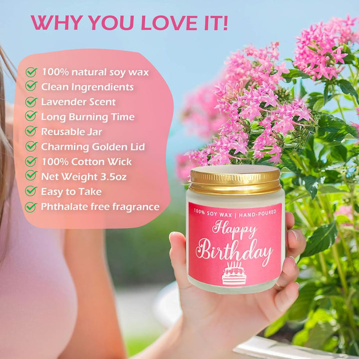Birthday Gifts for Women, Happy Birthday Gifts Basket for Women, Gift Set for Best Friends Female Sister Mom Wife Daughter Her Girlfriend Coworker Bestie - Just Closeouts Canada Inc.X0041SUBLB