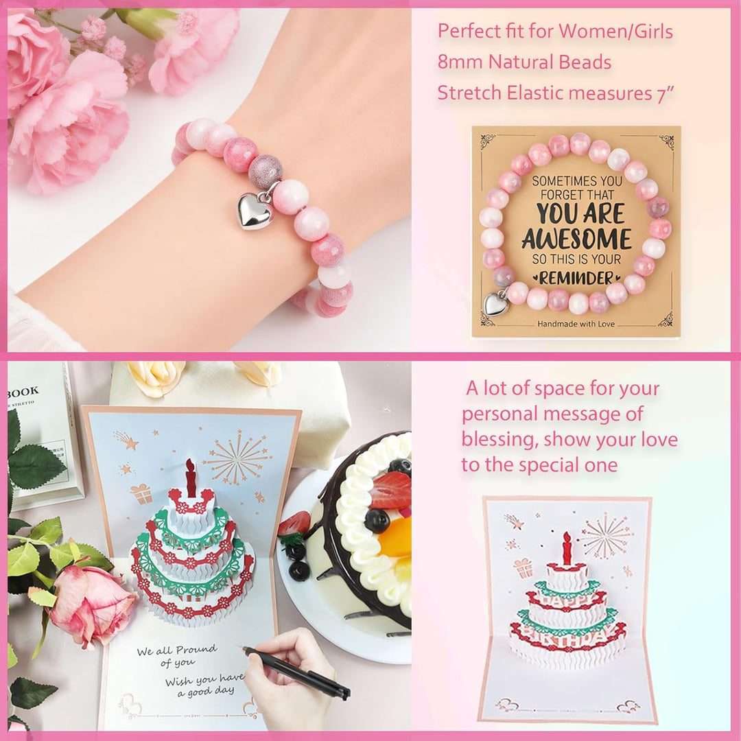 Birthday Gifts for Women, Happy Birthday Gifts Basket for Women, Gift Set for Best Friends Female Sister Mom Wife Daughter Her Girlfriend Coworker Bestie - Just Closeouts Canada Inc.X0041SUBLB