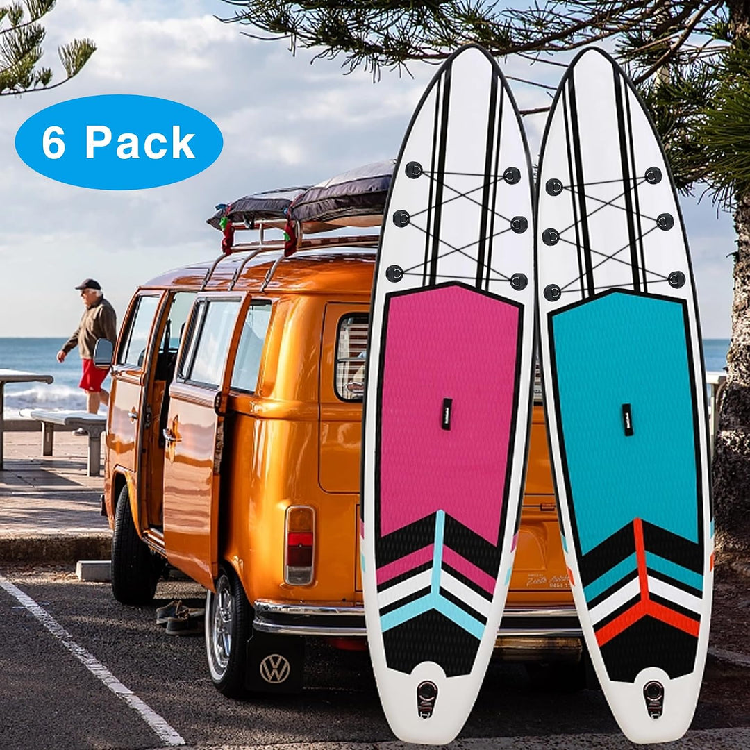 Black 4-Piece Paddle Board D-Ring Patch and Bungee Kit - Just Closeouts Canada Inc.