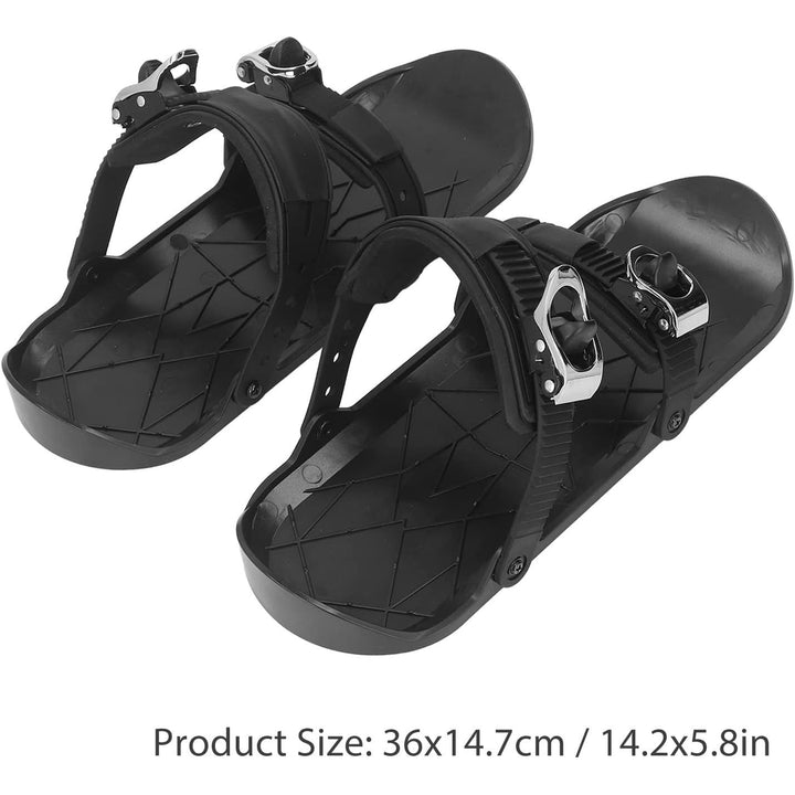 Black Adjustable Mini Ski Skates, 14.2-Inch Pair - Just Closeouts Canada Inc.X004PX1NZP
