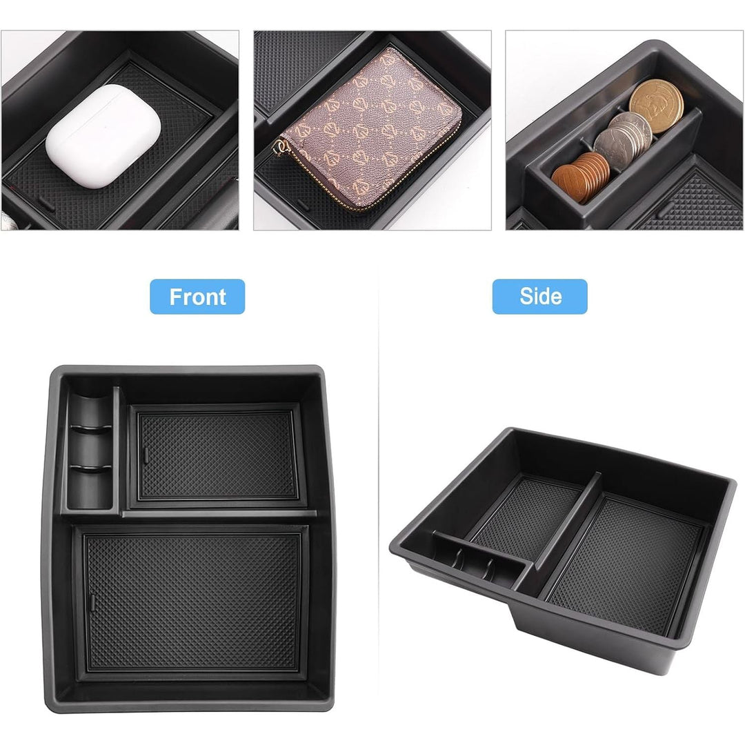 Black Centre Console Organizer for 2024–2025 Toyota Tacoma - Just Closeouts Canada Inc.