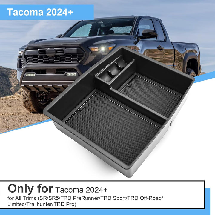 Black Centre Console Organizer for 2024–2025 Toyota Tacoma - Just Closeouts Canada Inc.