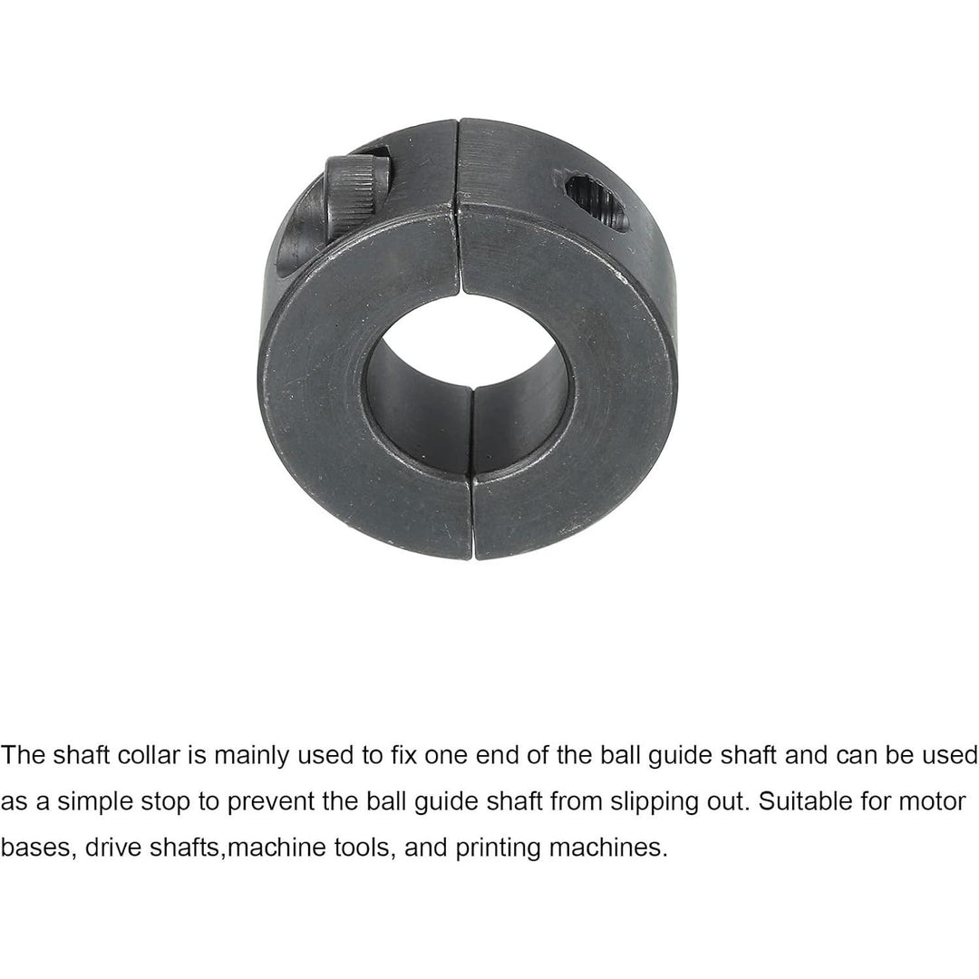 Black Double-Split Shaft Collar, 20 mm Bore - Just Closeouts Canada Inc.