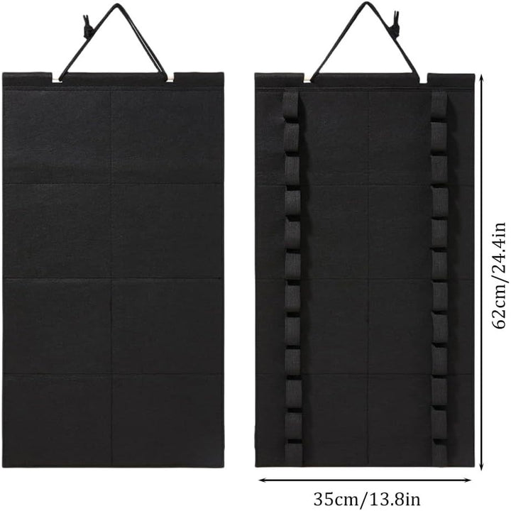 Black Felt Martial Arts Belt Display Rack, 12 Slots - Just Closeouts Canada Inc.X004MPXEA3