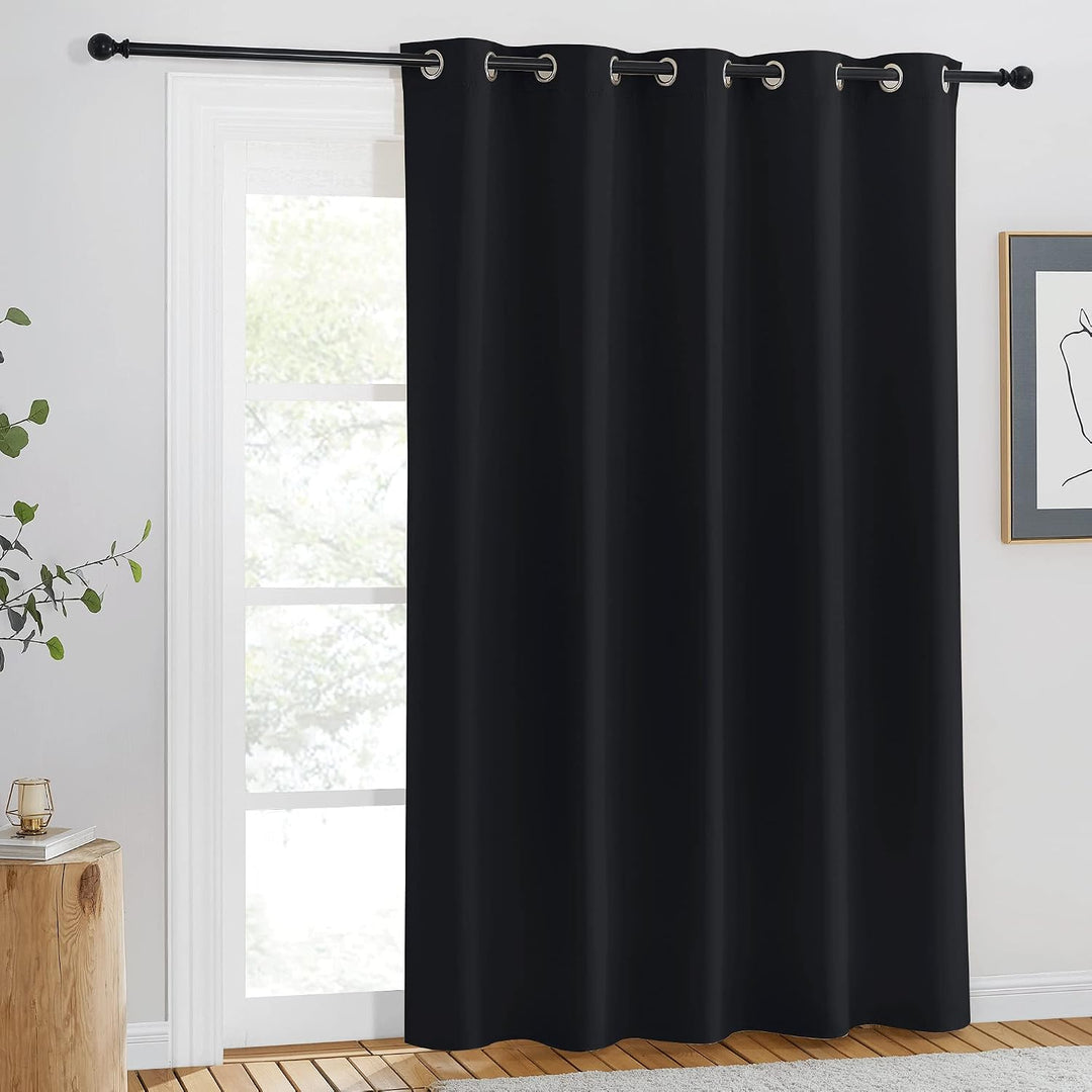 Black Grommet Blackout Curtain, 66 x 84 in, 1 Panel - Just Closeouts Canada Inc.