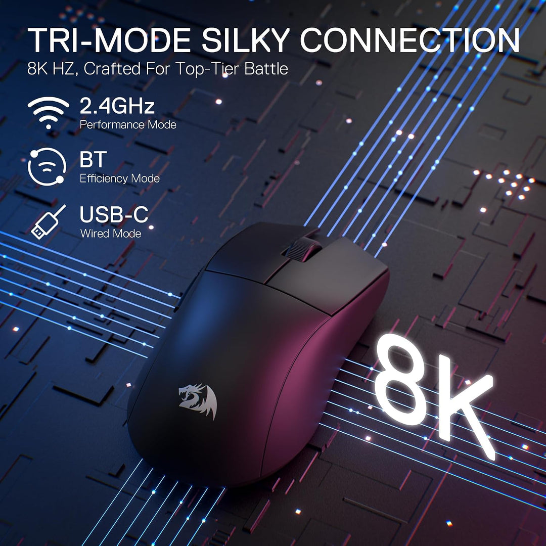 Black M916 ULT Wireless Gaming Mouse – 8K Polling, 30,000 DPI - Just Closeouts Canada Inc.