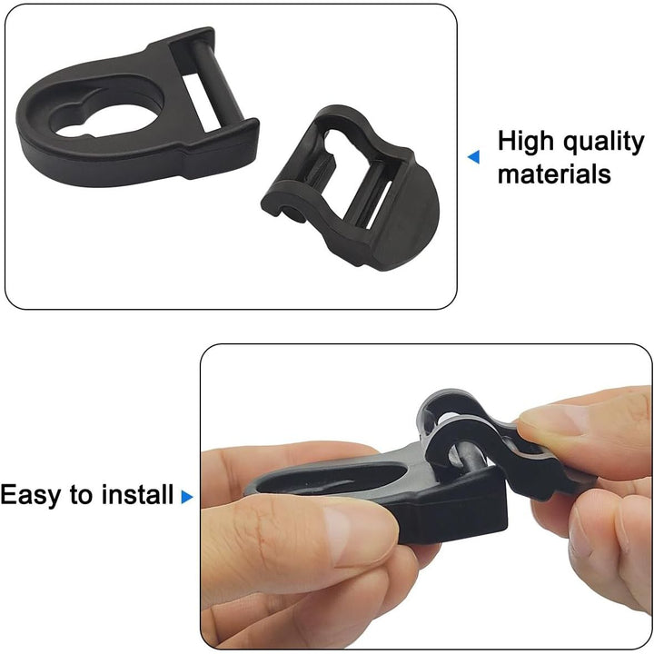 Black Nylon Kayak Seat Strap Clips, 4-Pack - Just Closeouts Canada Inc.X004XWLZND