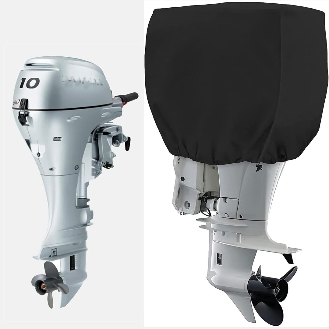 Black Outboard Motor Cover – Up to 15 HP - Just Closeouts Canada Inc.