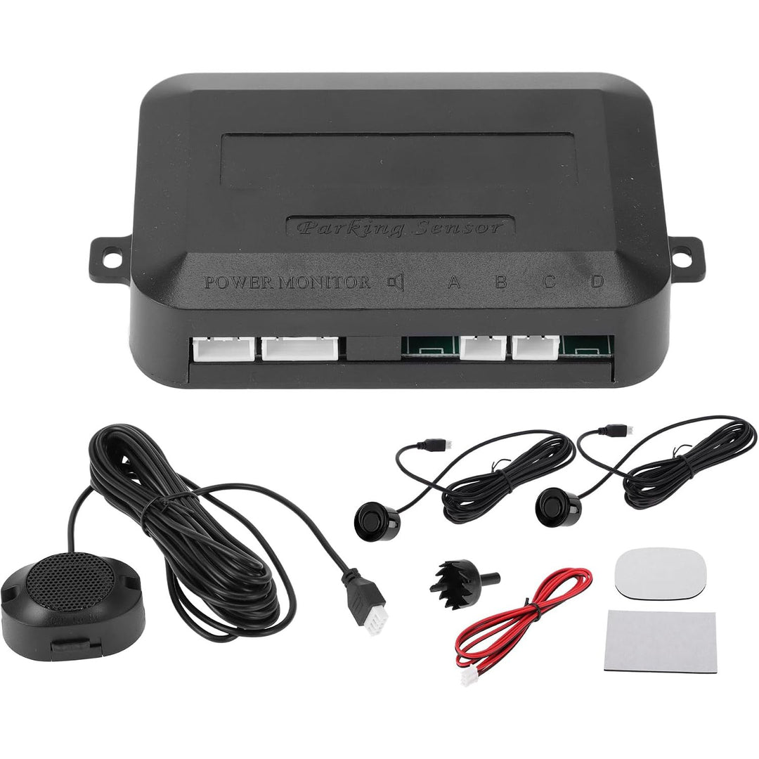 Black Reverse Parking Sensor Kit, 2 Sensors and Buzzer - Just Closeouts Canada Inc.