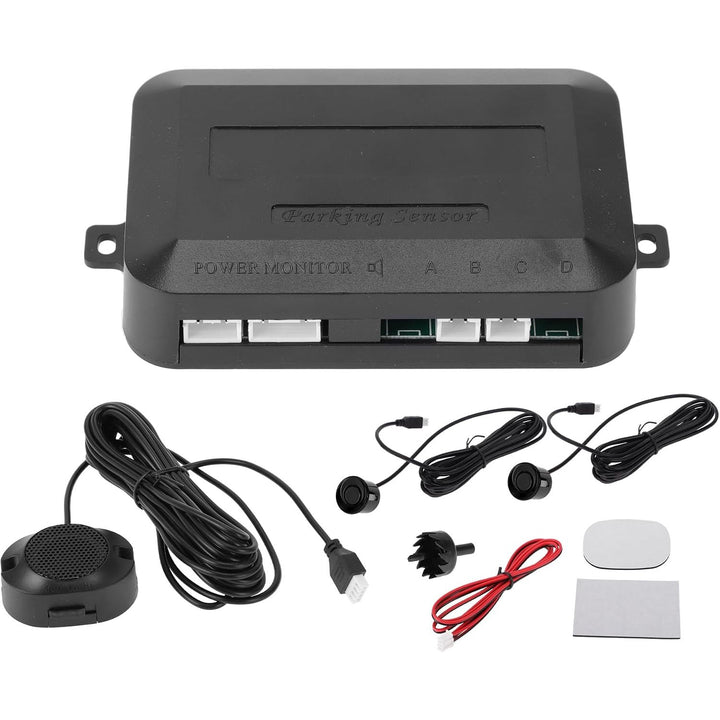 Black Reverse Parking Sensor Kit, 2 Sensors and Buzzer - Just Closeouts Canada Inc.