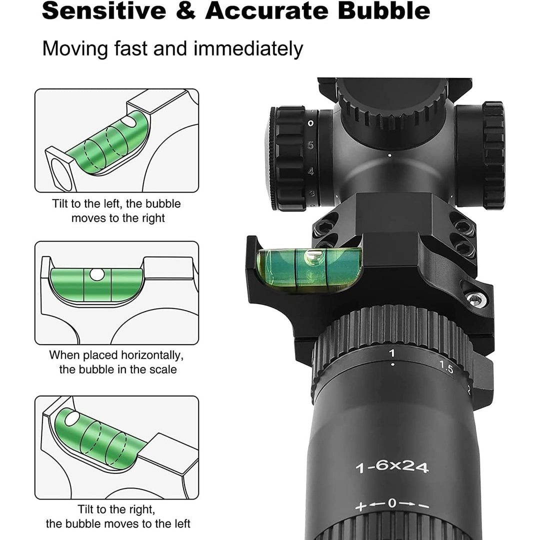 Black Scope Bubble Level for 30 mm Tubes - Just Closeouts Canada Inc.