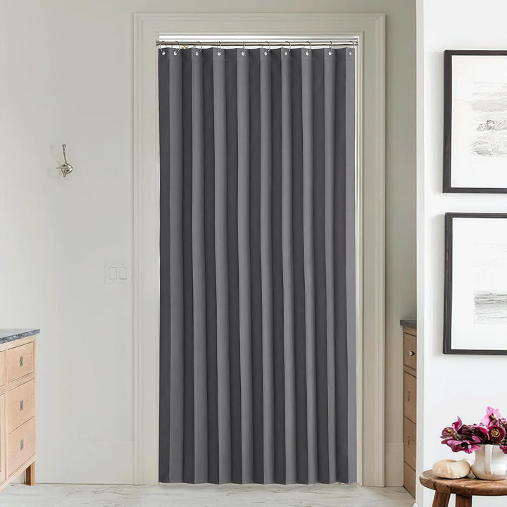 Blackout Doorway Curtain, Grey, 50 x 80 in, 1 Panel - Just Closeouts Canada Inc.