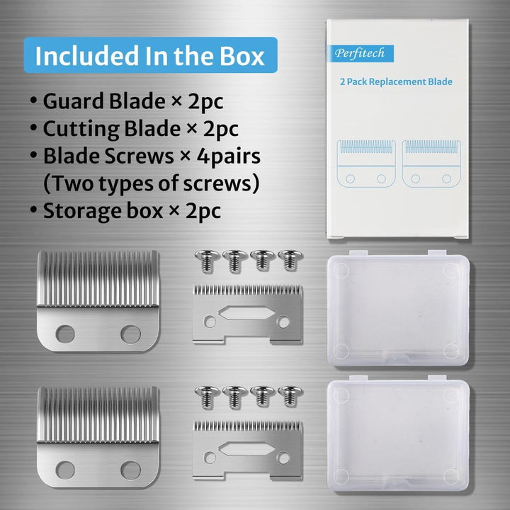 Blade Compatible with Wahl Clipper Blades Replacement, 2 Pack - Just Closeouts Canada Inc.