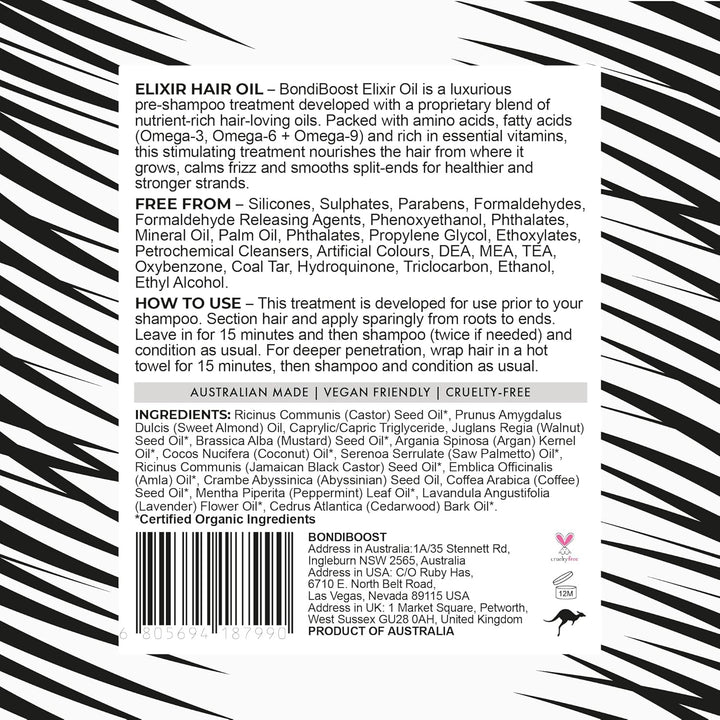 BondiBoost Elixir Hair Oil, 125ml - Just Closeouts Canada Inc.805694187990