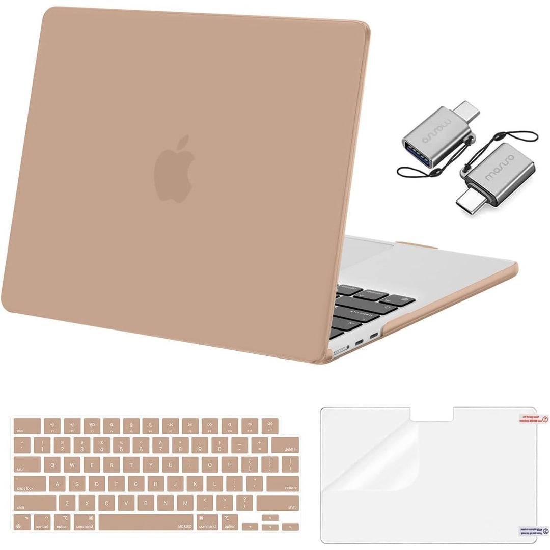 Bronze-Brown Case Kit with Keyboard Cover for 13.6-Inch Air - Just Closeouts Canada Inc.